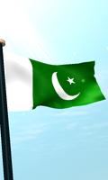 Pakistán Bandera 3D Gratis captura de pantalla 3