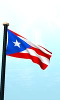 Puerto Rico Bandera 3D Gratis captura de pantalla 1