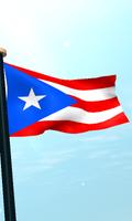 Puerto Rico Bandera 3D Gratis captura de pantalla 3