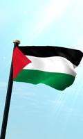 فلسطين علم 3D حر لايف للجدران الملصق