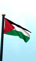 팔레스타인 국기 3D 무료 라이브 배경화면 스크린샷 1