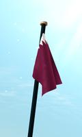 Katar Bandera 3D Gratis Fondos captura de pantalla 2