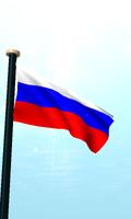 Rusia Bandera 3D Gratis Fondos captura de pantalla 1