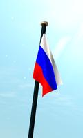 Russia Flag 3D Free Wallpaper اسکرین شاٹ 2