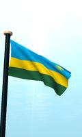 Ruanda Drapeau 3D Gratuit capture d'écran 1
