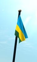 Rwanda Flaga 3D Bezpłatne screenshot 2