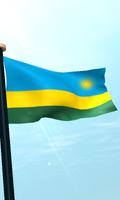 Ruanda Drapeau 3D Gratuit capture d'écran 3