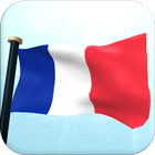 Réunion Flag 3D Free Wallpaper icon