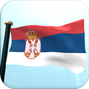 Serbia Cờ 3D Hình Nền Động APK