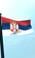 Serbia Drapeau 3D Gratuit capture d'écran 3