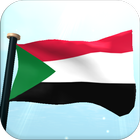 Sudan Drapeau 3D Gratuit icône