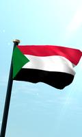 Sudan Drapeau 3D Gratuit Affiche