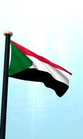 Sudan Drapeau 3D Gratuit capture d'écran 1