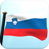 स्लोवेनिया झंडा 3D निशुल्क आइकन