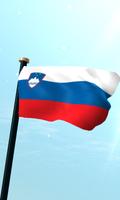 Slovenia Flag 3D Free poster