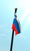 स्लोवेनिया झंडा 3D निशुल्क स्क्रीनशॉट 2