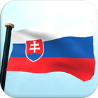 Slovakia Flag 3D Free icon