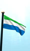 Sierra Leone Flag 3D Free স্ক্রিনশট 1