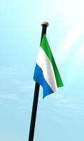 Sierra Leone Bendera 3D Gratis screenshot 2