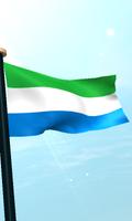 Sierra Leone Bendera 3D Gratis screenshot 3