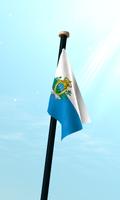 San Marino Flag 3D Free screenshot 2