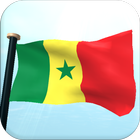 Senegal Drapeau 3D Gratuit icône