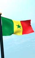 Senegal Drapeau 3D Gratuit capture d'écran 3