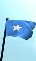 索马里旗3D免费动态壁纸 海报