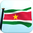 Suriname Flag 3D Free icon