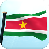 Суринам Флаг 3D Бесплатных иконка
