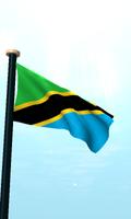 Tanzania Flag 3D Wallpaper screenshot 1