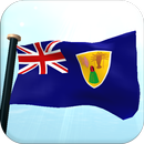 Turks và Caicos Islands Cờ 3D APK