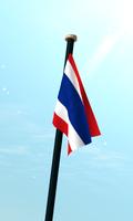 Tailandia Bandera 3D Gratis captura de pantalla 2