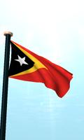 Doğu Timor Bayrak 3D Ücretsiz Ekran Görüntüsü 1