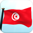 تونس علم 3D حر لايف للجدران