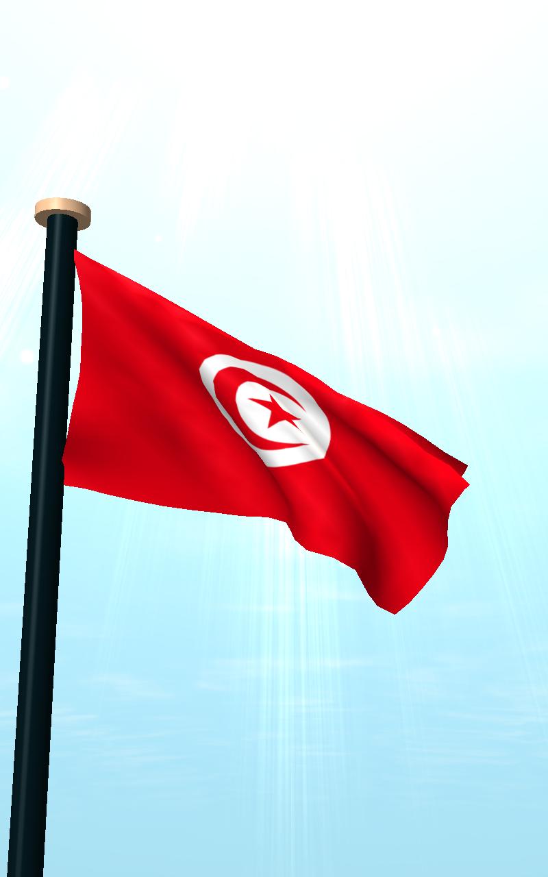 Tunesien Flagge 3d Kostenlos Fur Android Apk Herunterladen