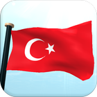 土耳其旗3D免費動態桌布 圖標