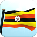 Uganda Drapeau 3D Fond D'Écran APK