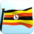 Uganda Drapeau 3D Gratuit icône