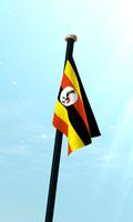 Uganda Drapeau 3D Gratuit capture d'écran 2