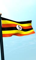 Uganda Drapeau 3D Gratuit capture d'écran 3