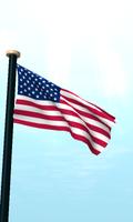 Amerika Bayrak 3D Ücretsiz Ekran Görüntüsü 1