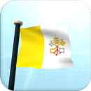 Vatican City Cờ 3D Hình Nền APK