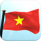 Vietnam Drapeau 3D Gratuit icône