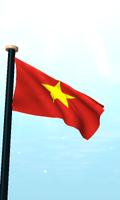 Vietnam Drapeau 3D Gratuit capture d'écran 1
