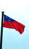 Samoa Flag 3D Free Wallpaper screenshot 1