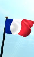 Mayotte Flag 3D Free Wallpaper poster