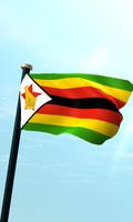 Zimbabwe Drapeau 3D Gratuit Affiche