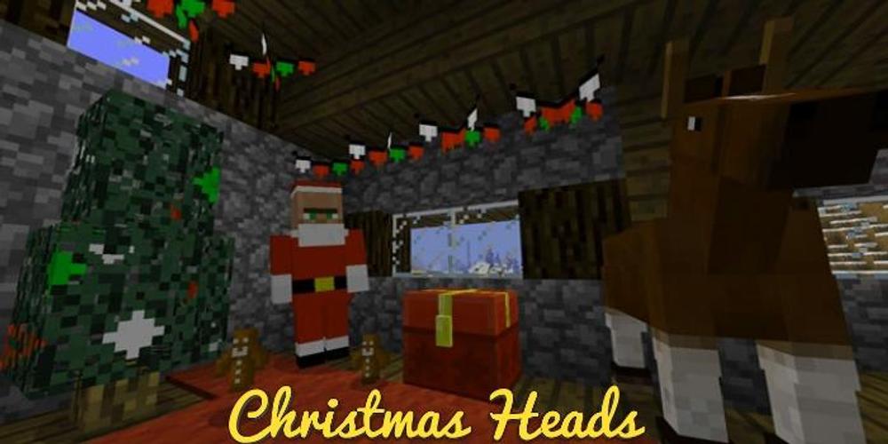 Christmas Heads Costumes Add On For Minecraft Pe For Android
