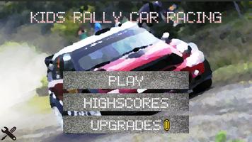 Poster Kids Rally Car Racing